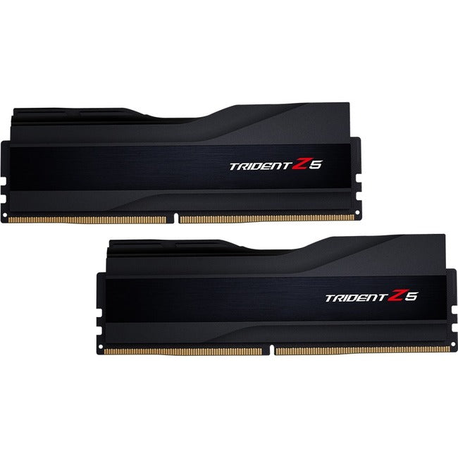 G.SKILL Trident Z5 RAM Module for Desktop PC, Motherboard - 32 GB (2 x 16GB) - DDR5-6400/PC5-51200 DDR5 SDRAM - 6400 MHz - CL32 - 1.40 V G.SKILL Trident Z5 RAM Module for Desktop PC, Motherboard - 32 GB (2 x 16GB) - DDR5-6400/PC5-51200 DDR5 SDRAM - 6400 MHz - CL32 - 1.40 V